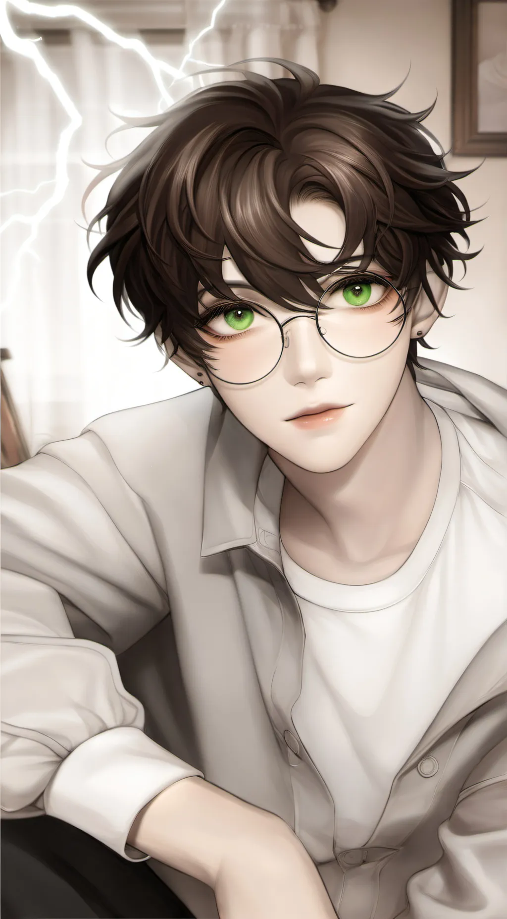ai character: Harry Potter  background