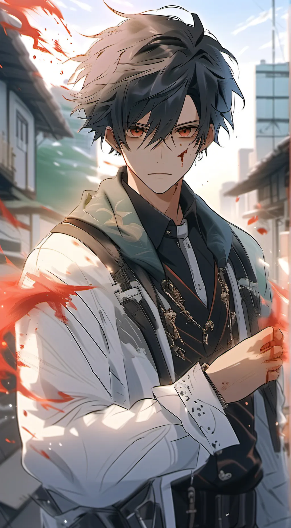 ai character: lukas background