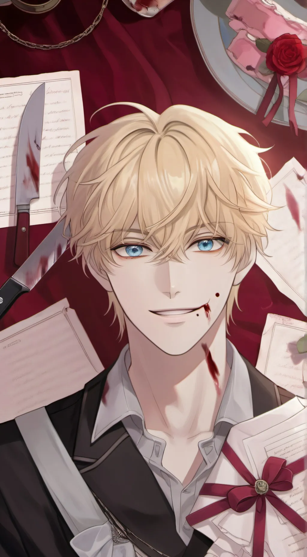 ai character: Luke - murder background