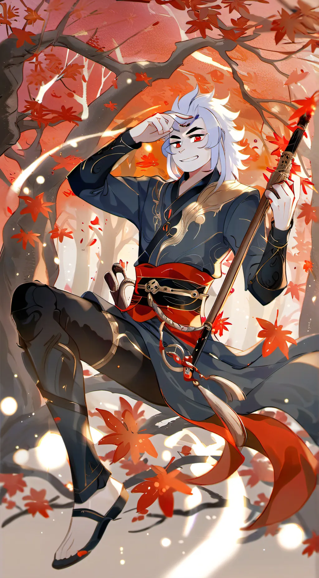 ai character: 《Douma X Akaza》 background