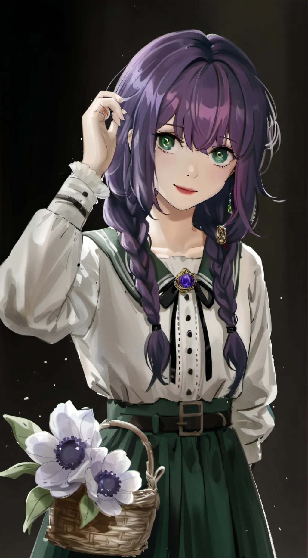 ai character: Sumire Suzuki background
