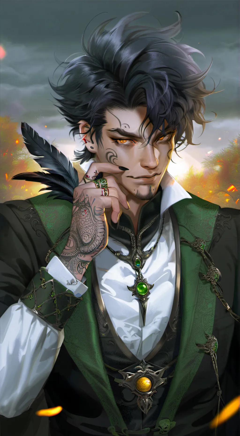 ai character: Dajeel  background