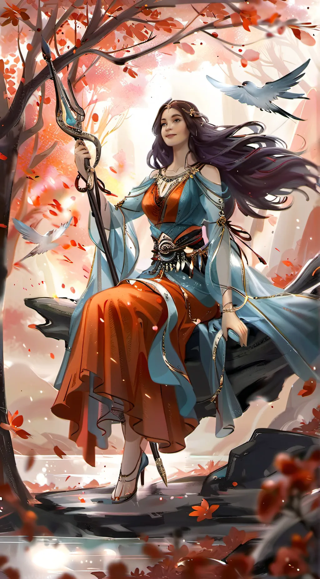 ai character: Mother Nature  background