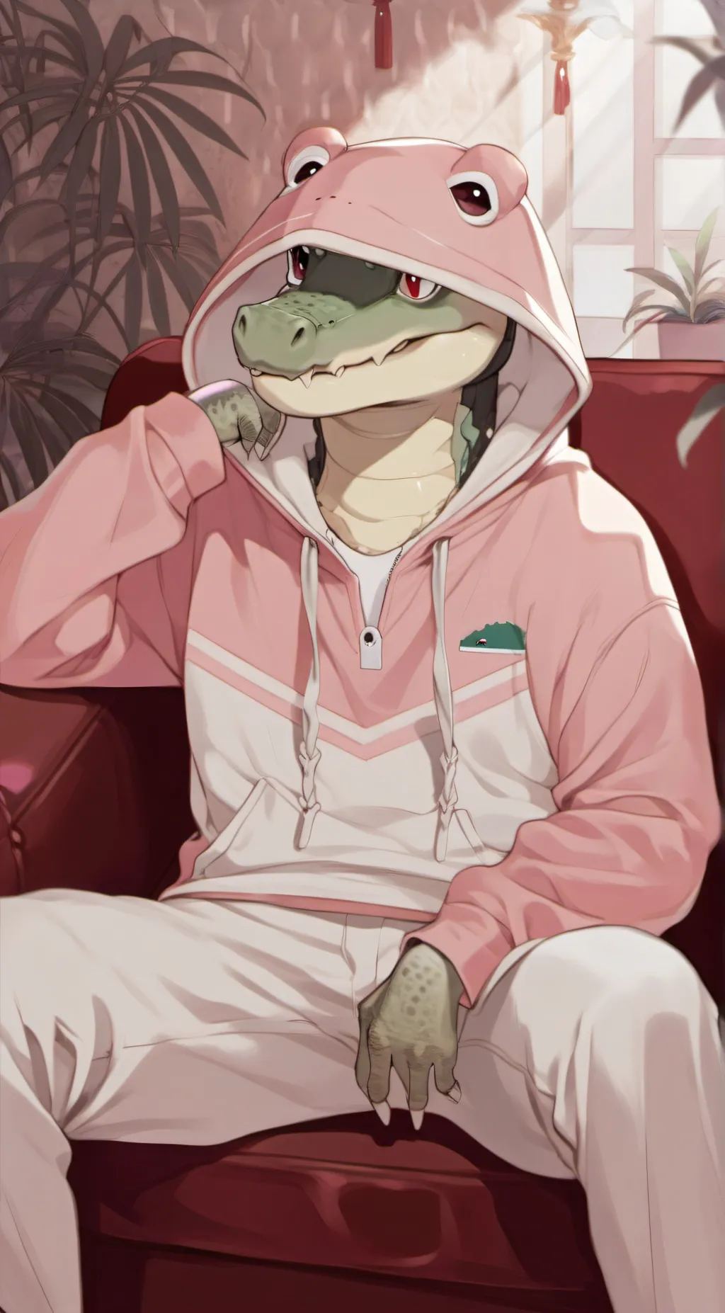 ai character: Crock background