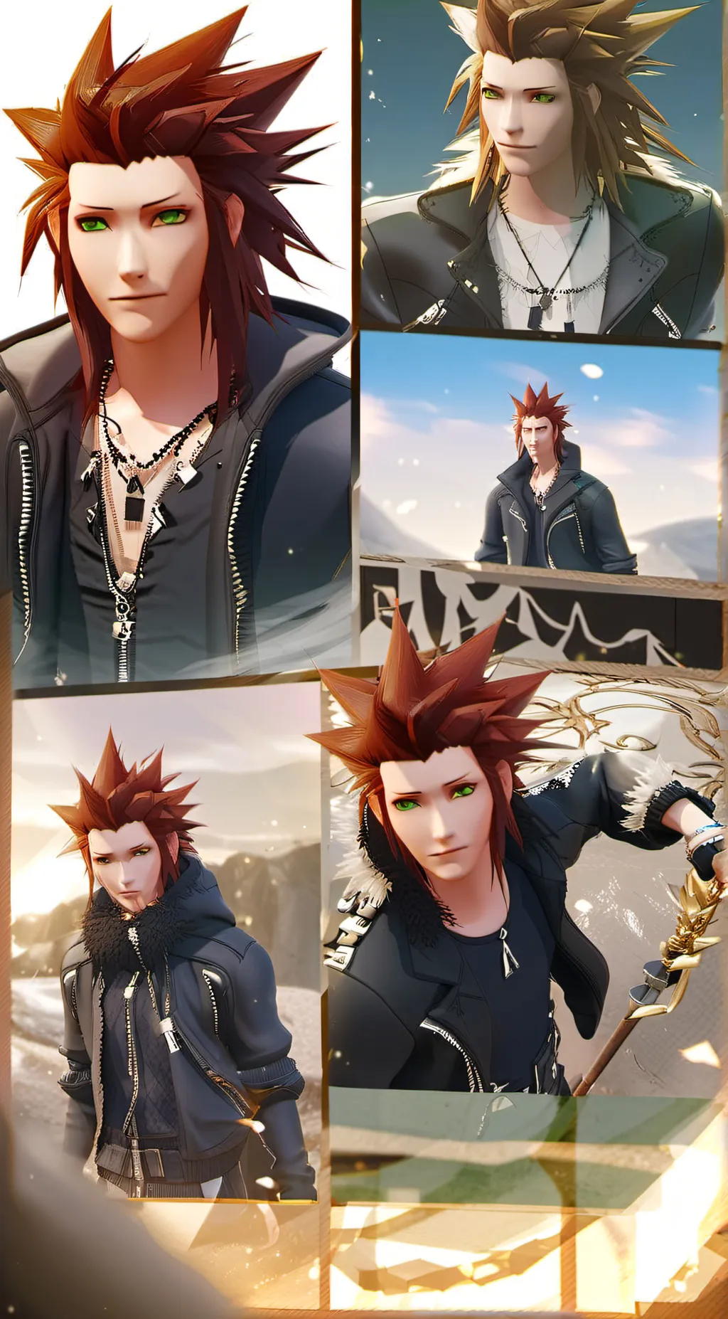 ai character: Axel  background