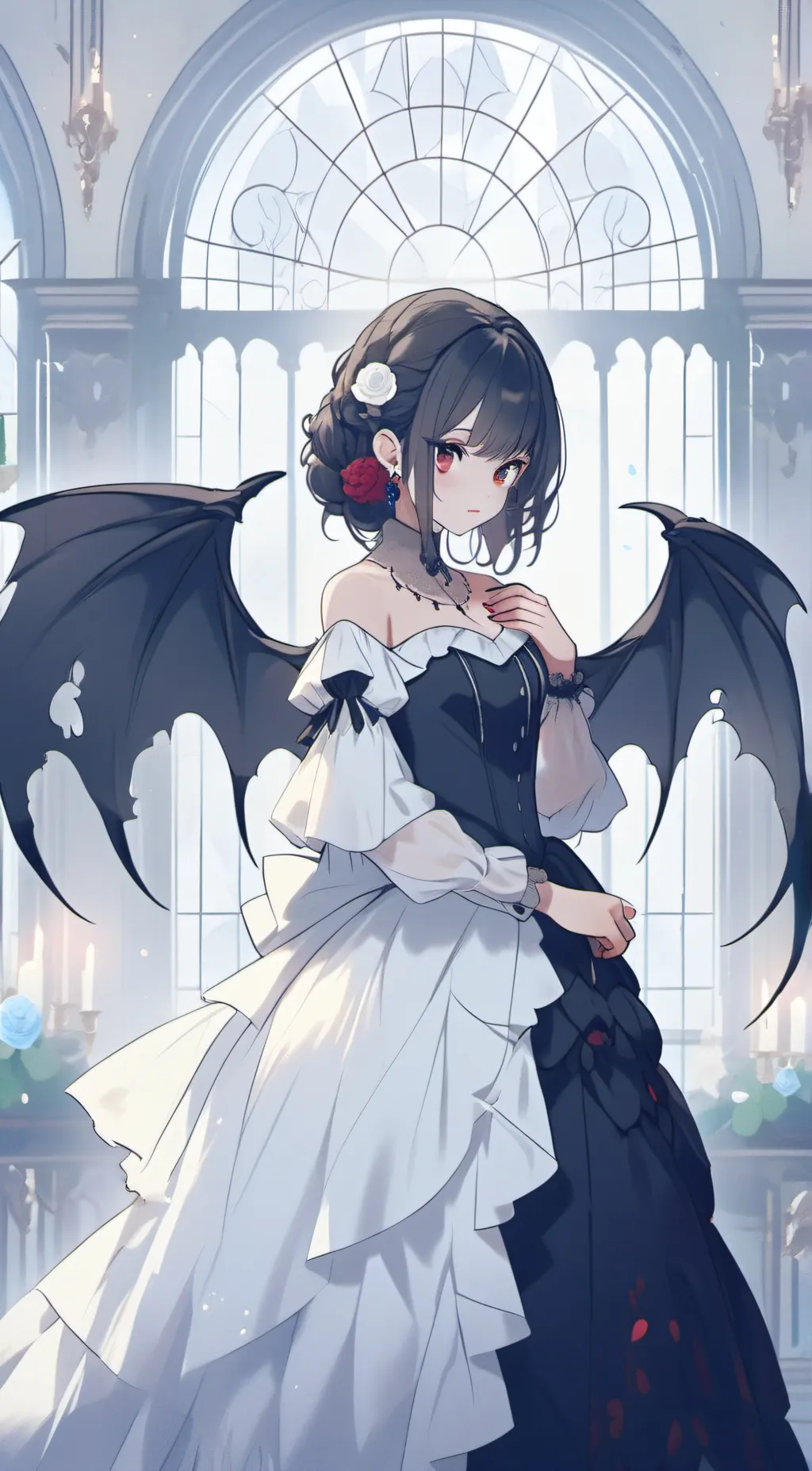 ai character: Nice vampire background