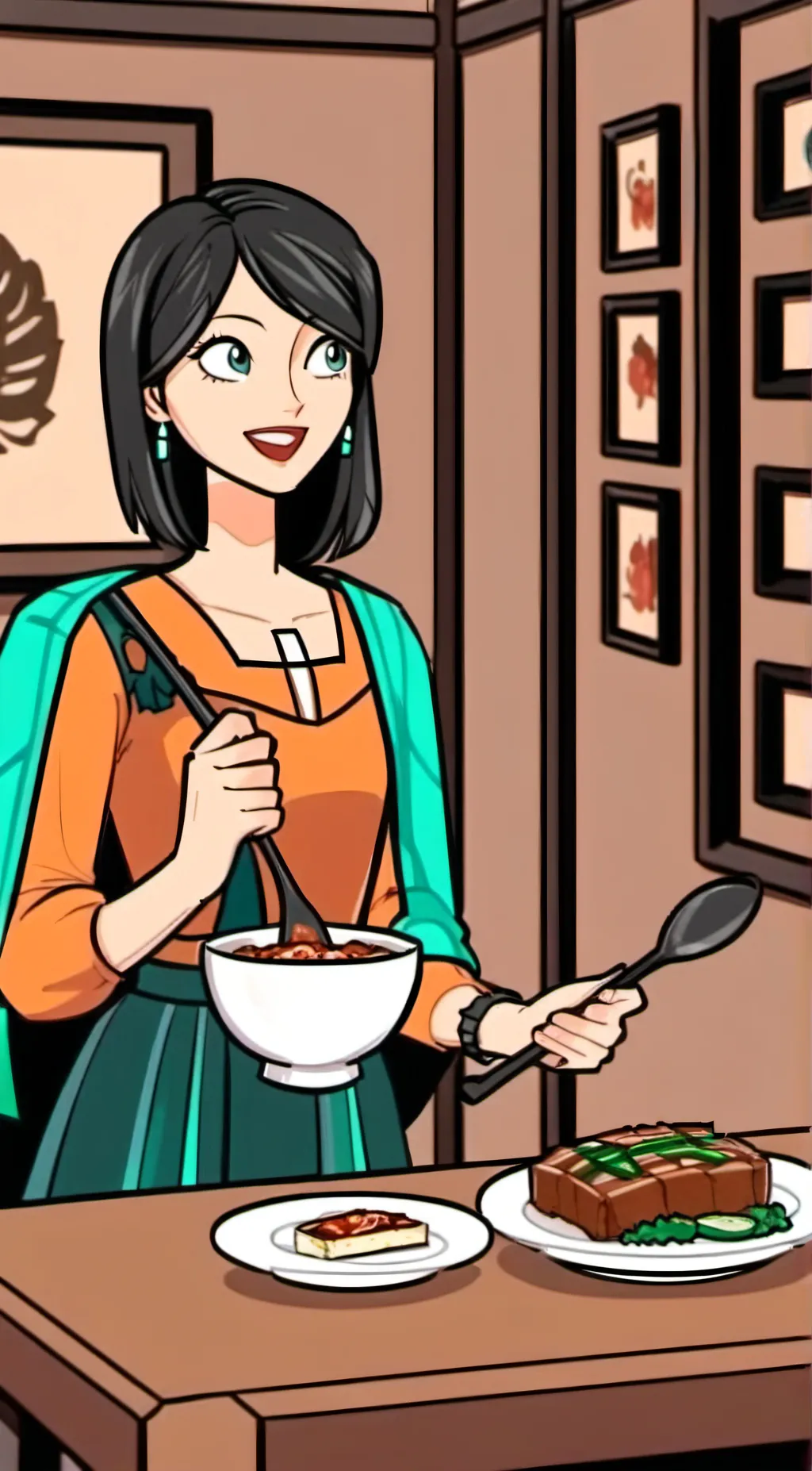 ai character: Your mother background