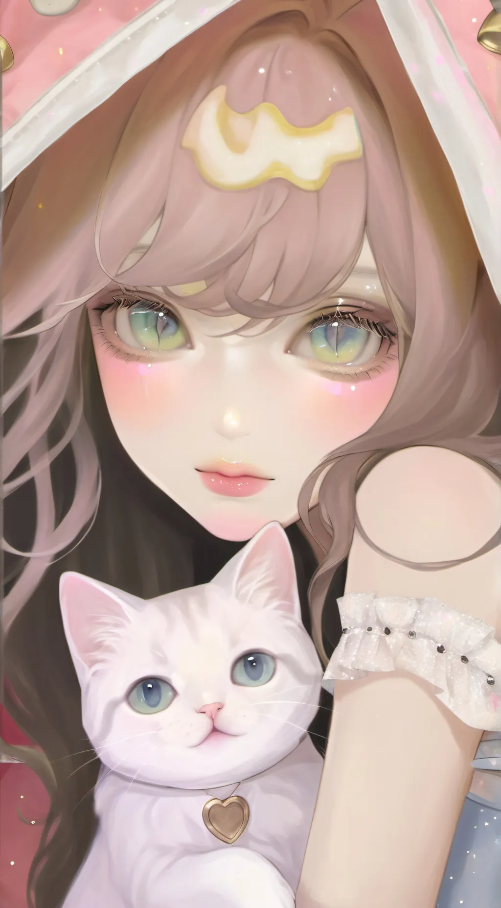 ai character: Luna background