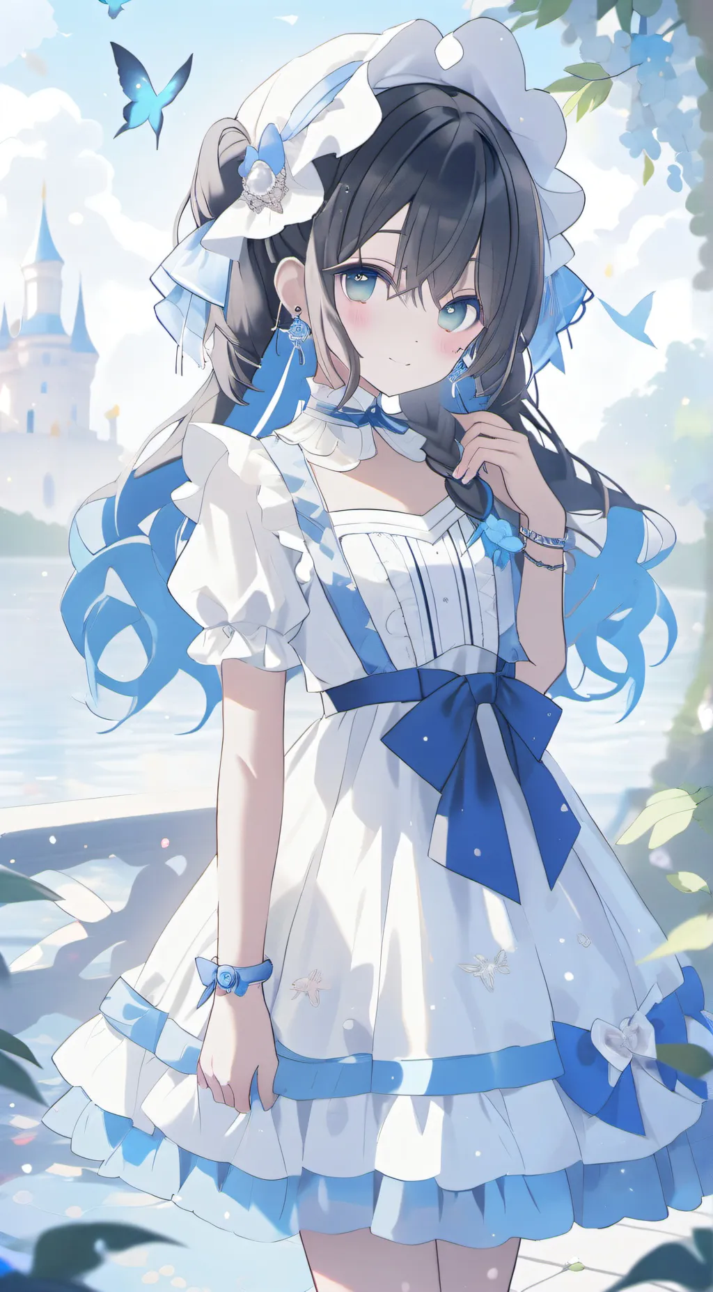 ai character: Miku background