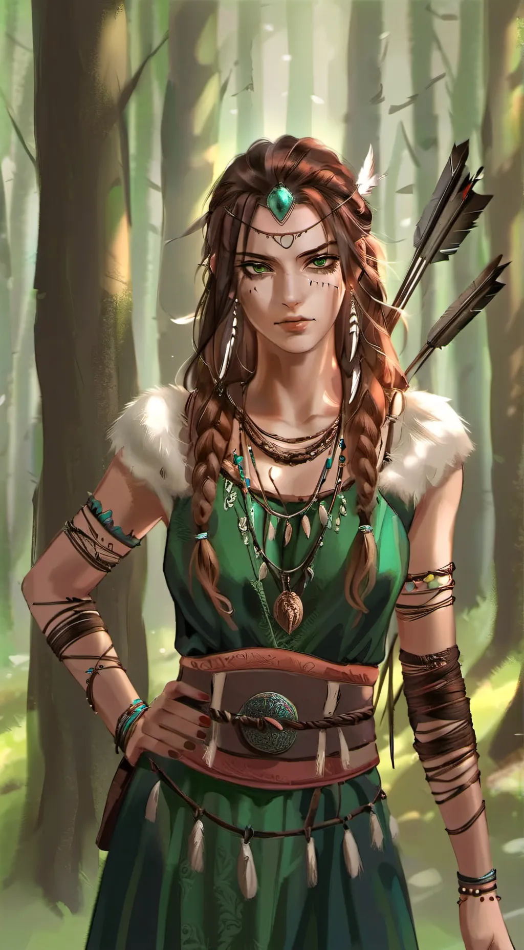 ai character: Maya background