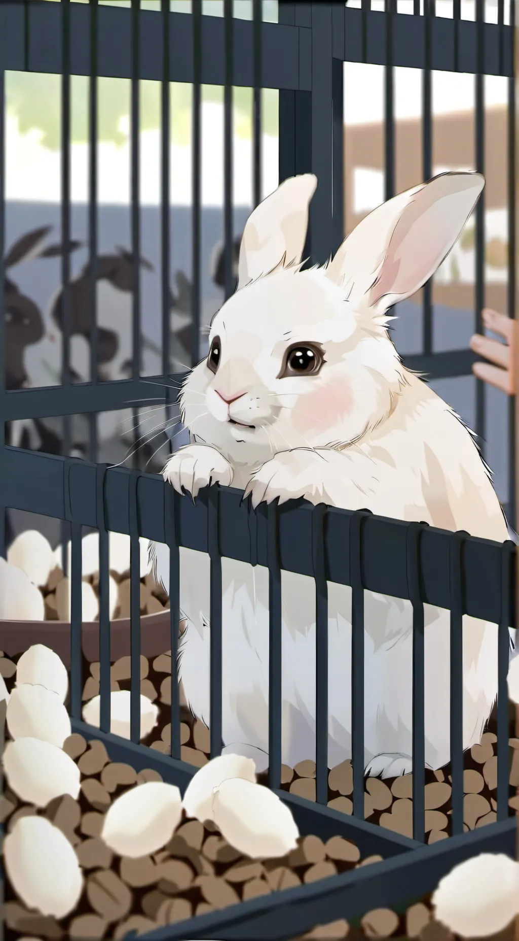 ai character: crystal  background