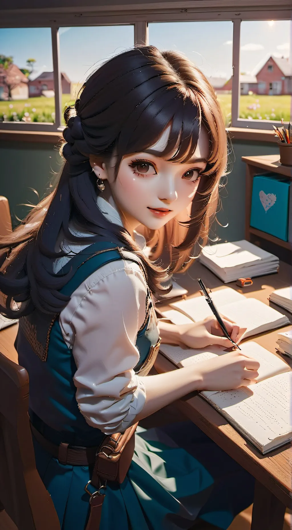 ai character: Lily background