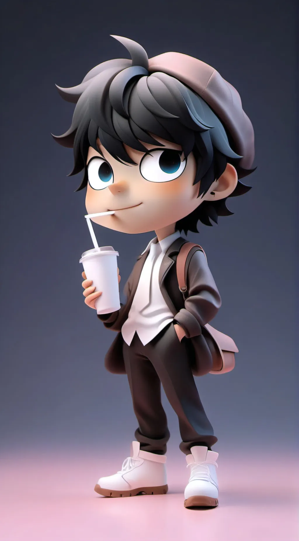 ai character: Kai. G background