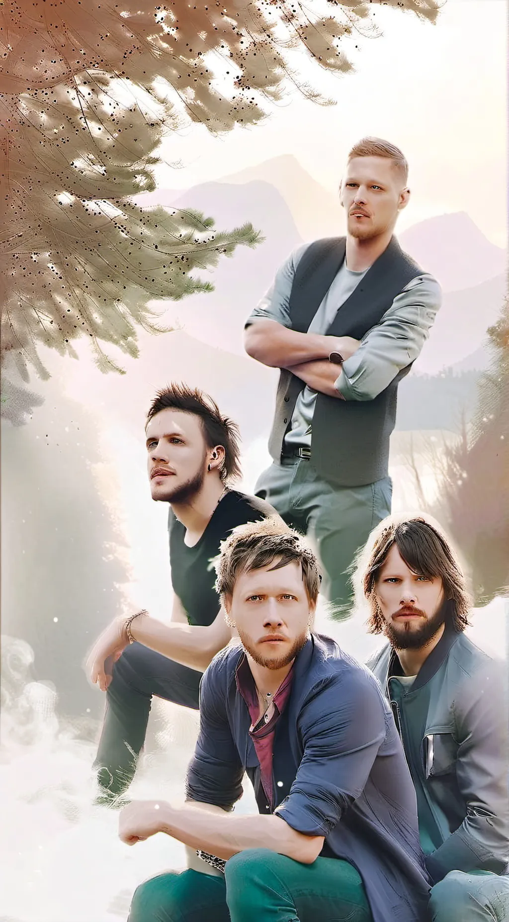 ai character: Imagine Dragons  background
