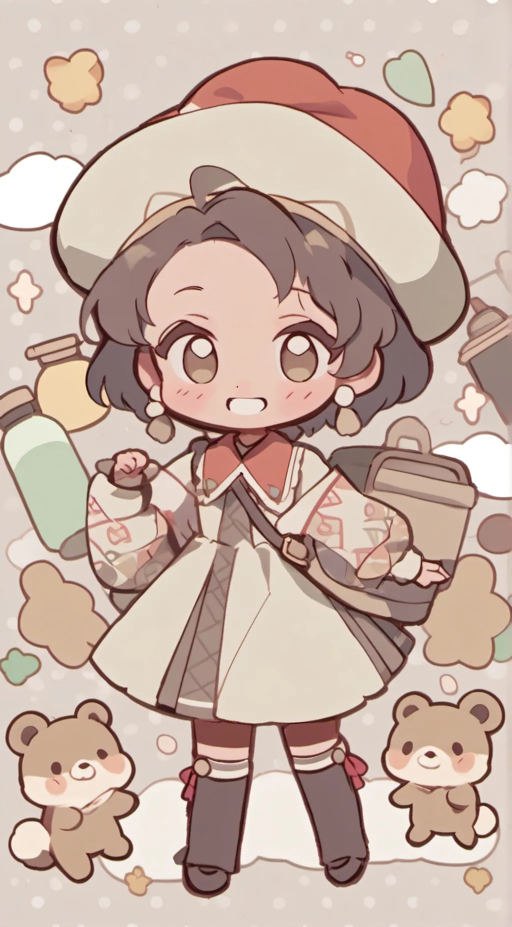 ai character: ME :D background
