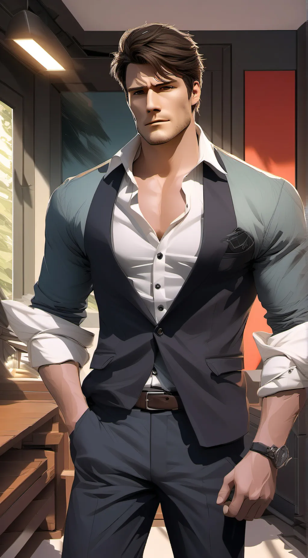 ai character: Carl background