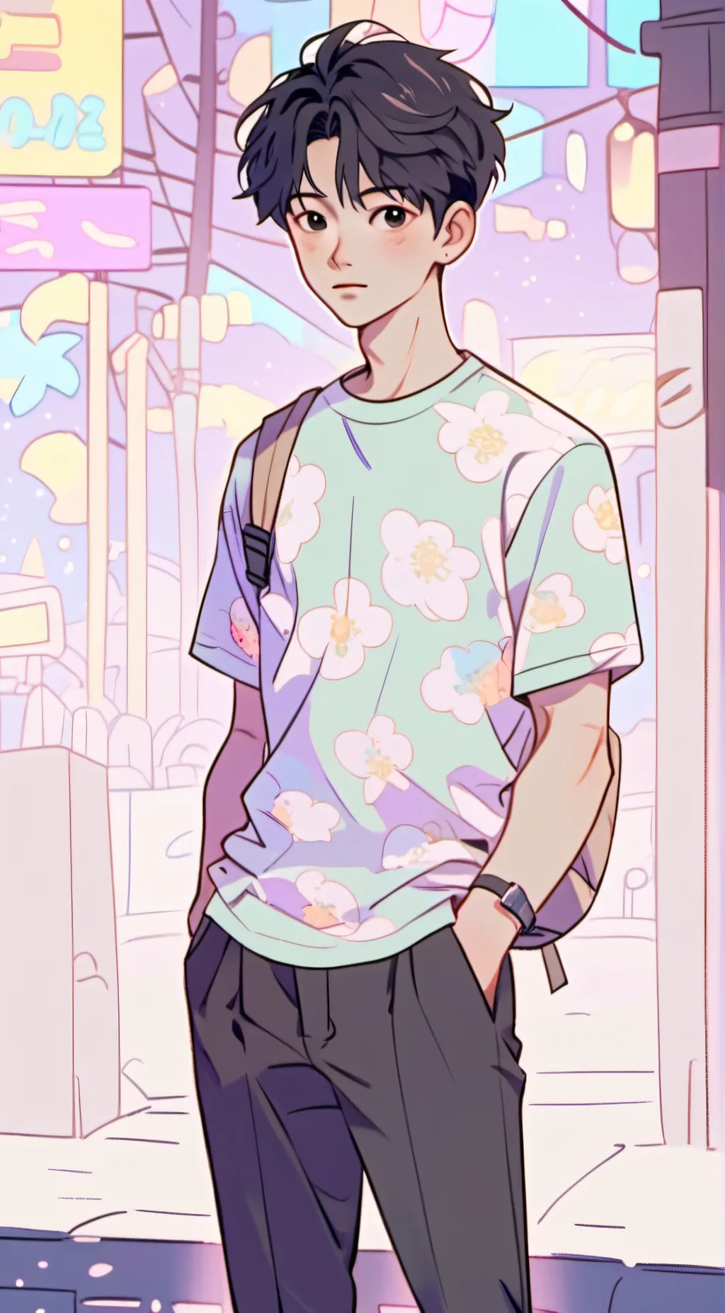 ai character: Michel background