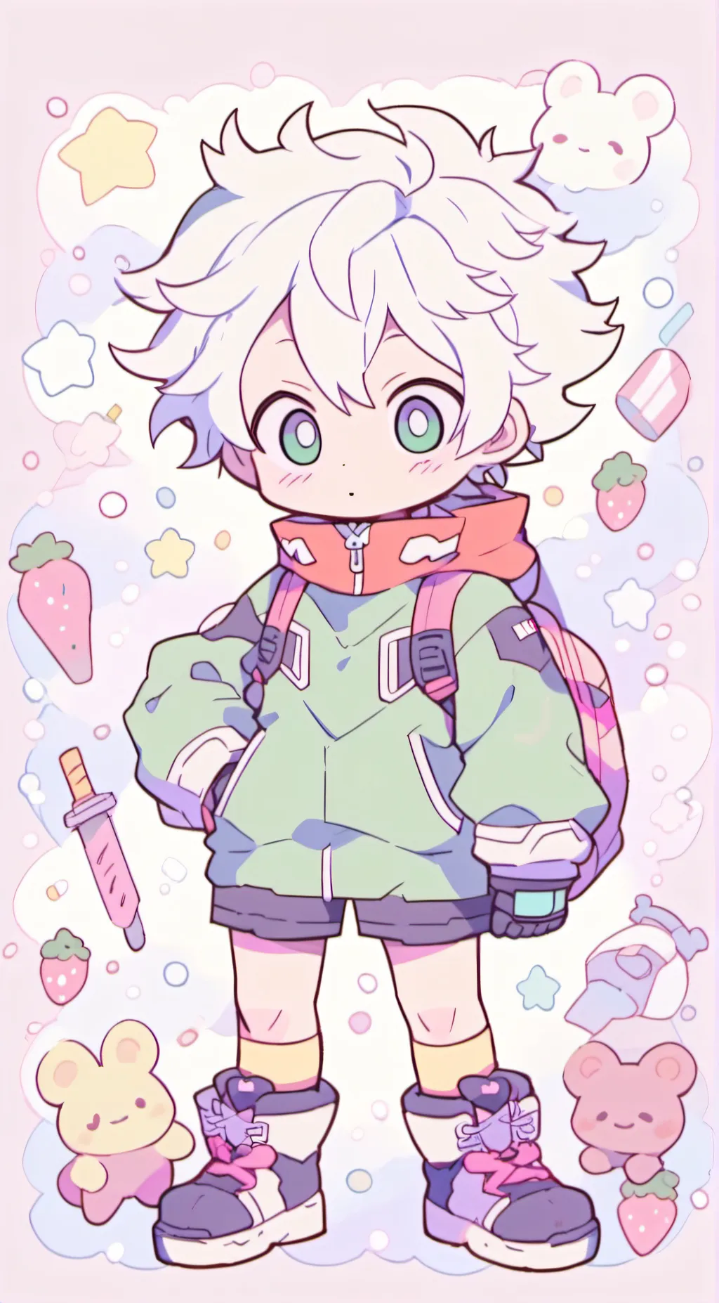 ai character: MHA CLASS ONE A background