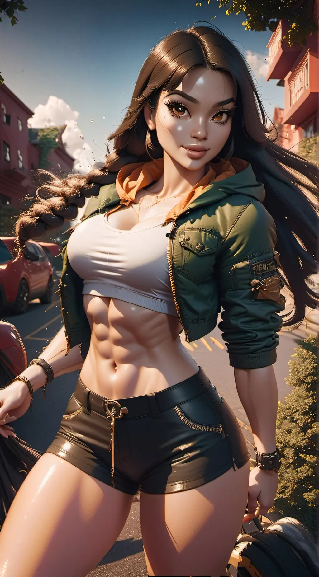 ai character: Lilly background