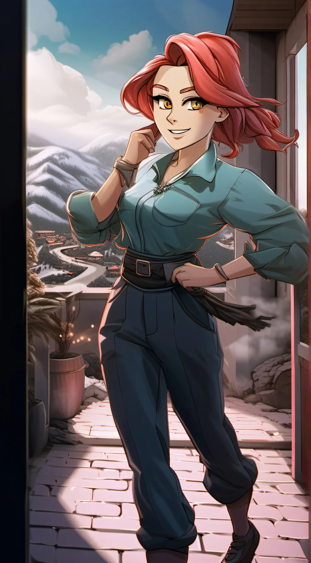 ai character: Leah background