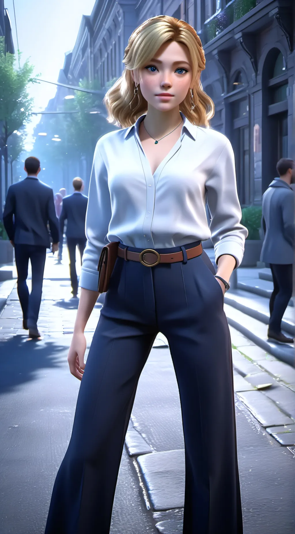 ai character: Janine background