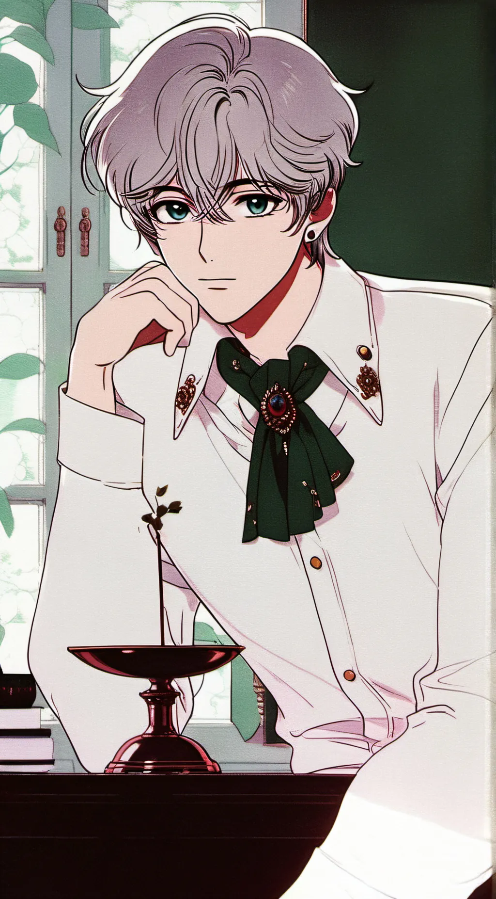 ai character: Damien background
