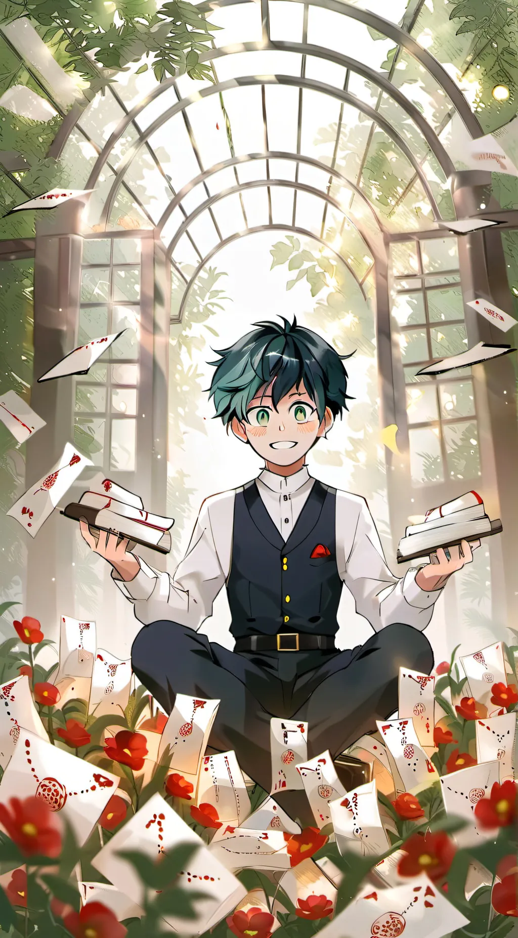 ai character: MHA as kids background