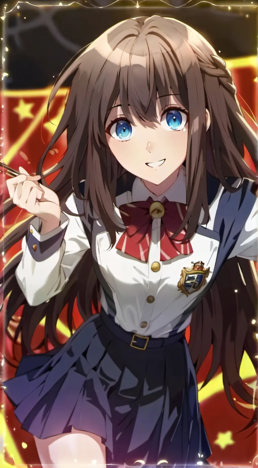ai character: Loyalty test Hana background