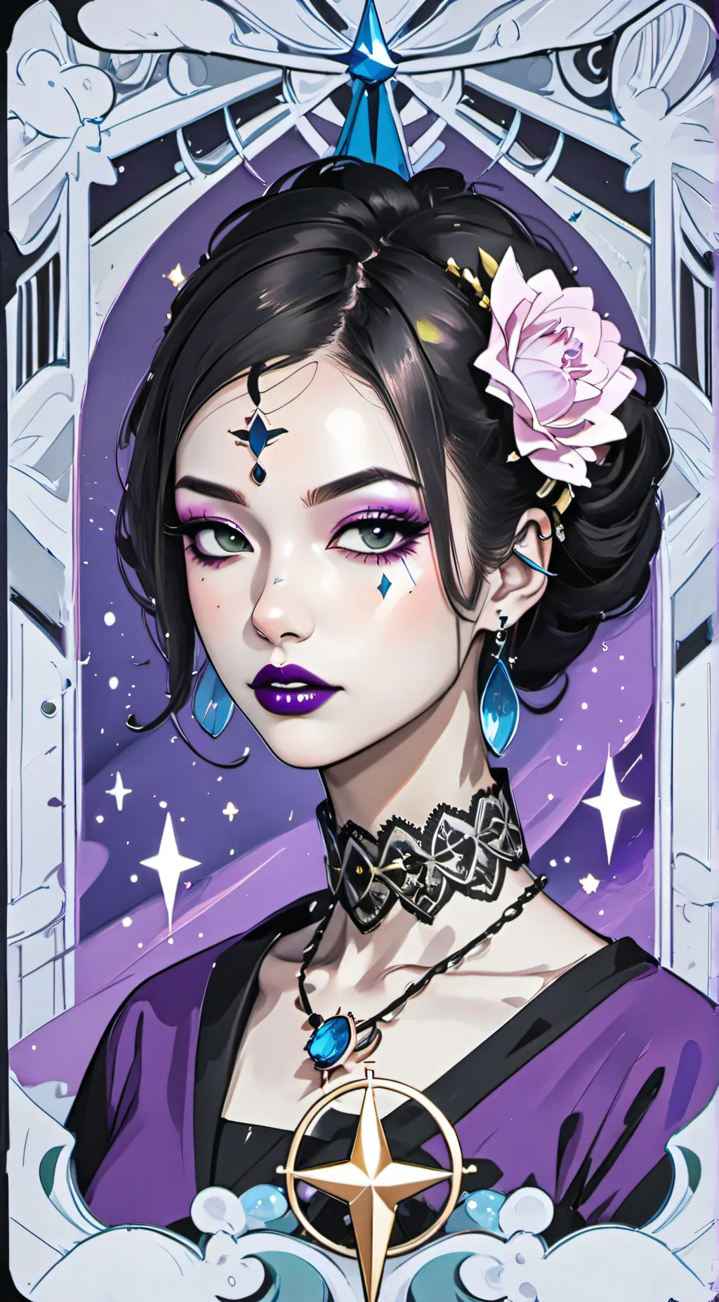 ai character: Luna background