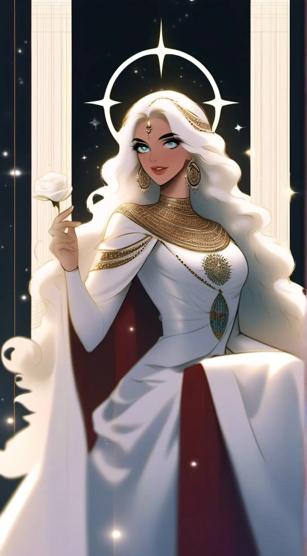 ai character: Miranda  background