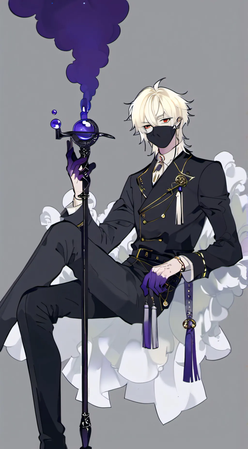 ai character: Sauron (MY AU) background