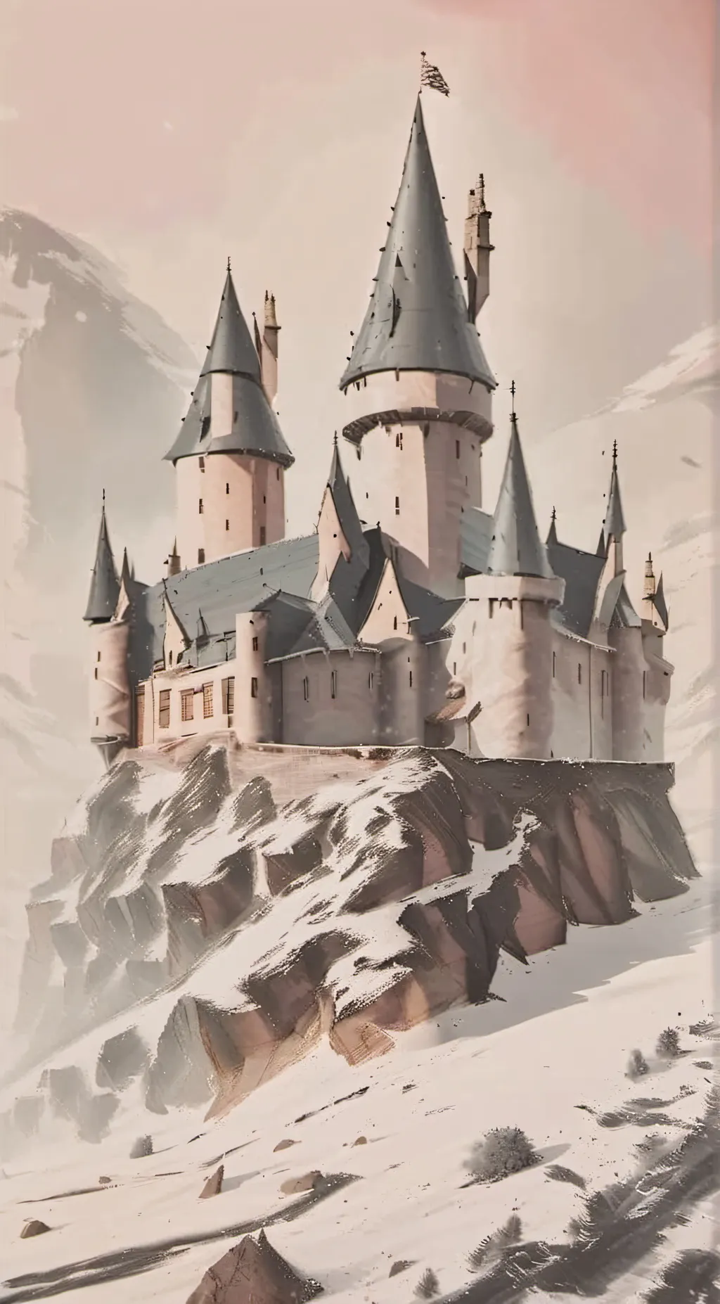 ai character: Hogwarts  background
