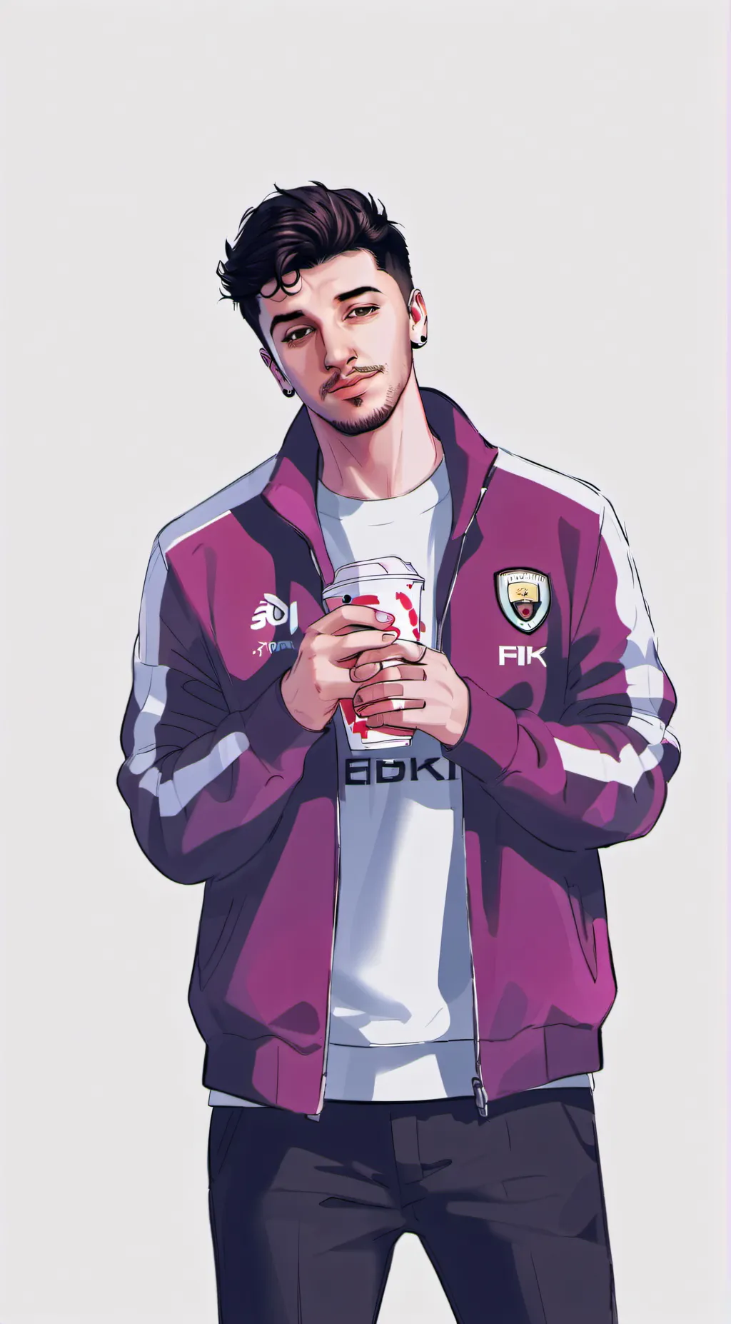 ai character: Faze rug  background