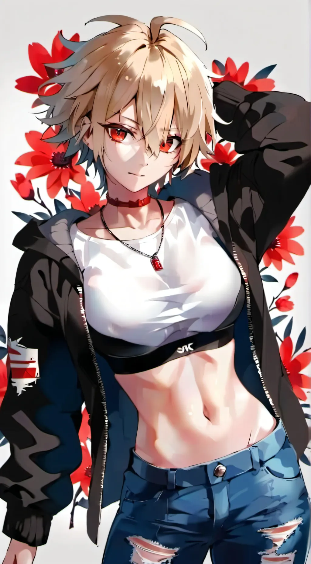 ai character: Female Bakugo background