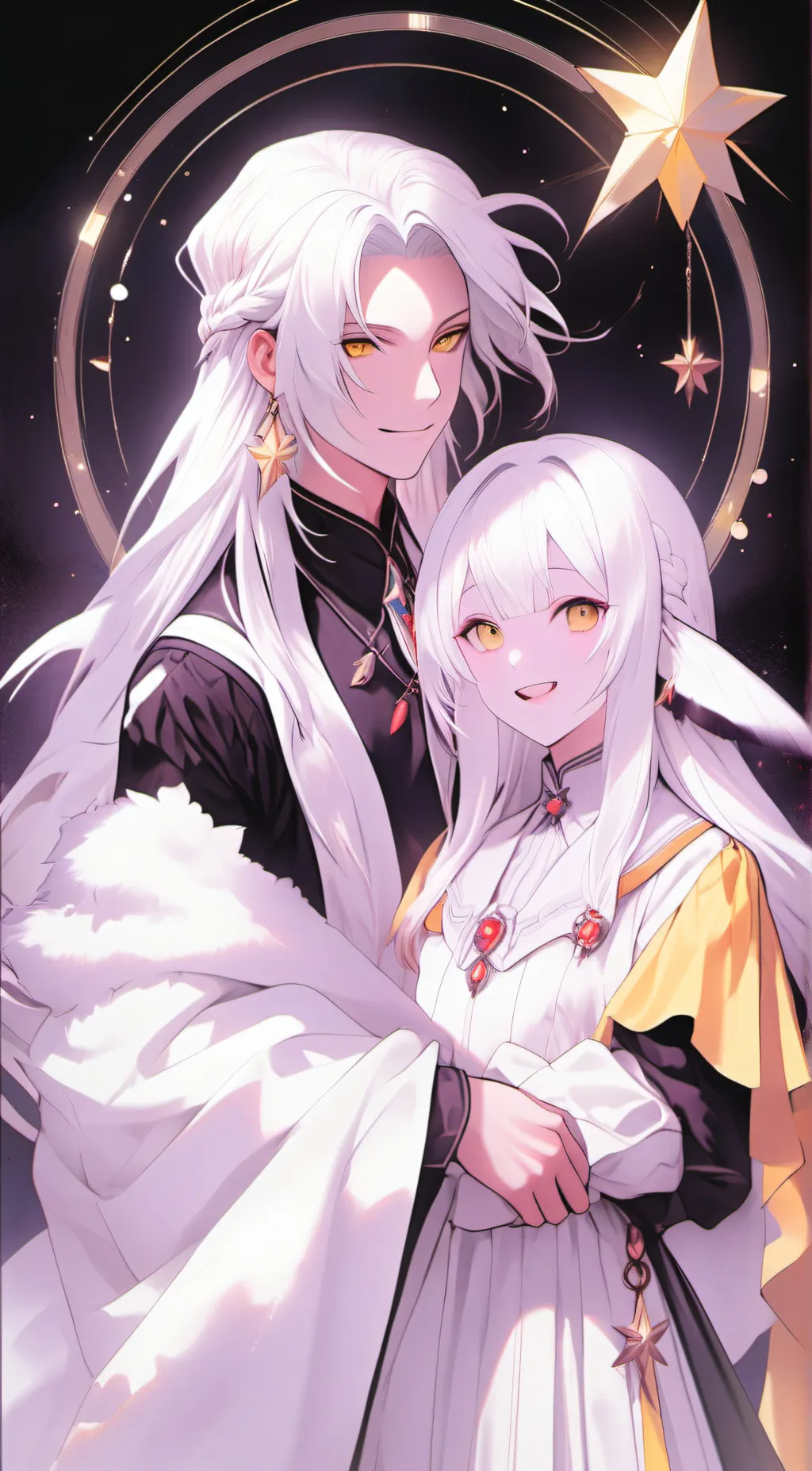 ai character: Starla & Nathan  background