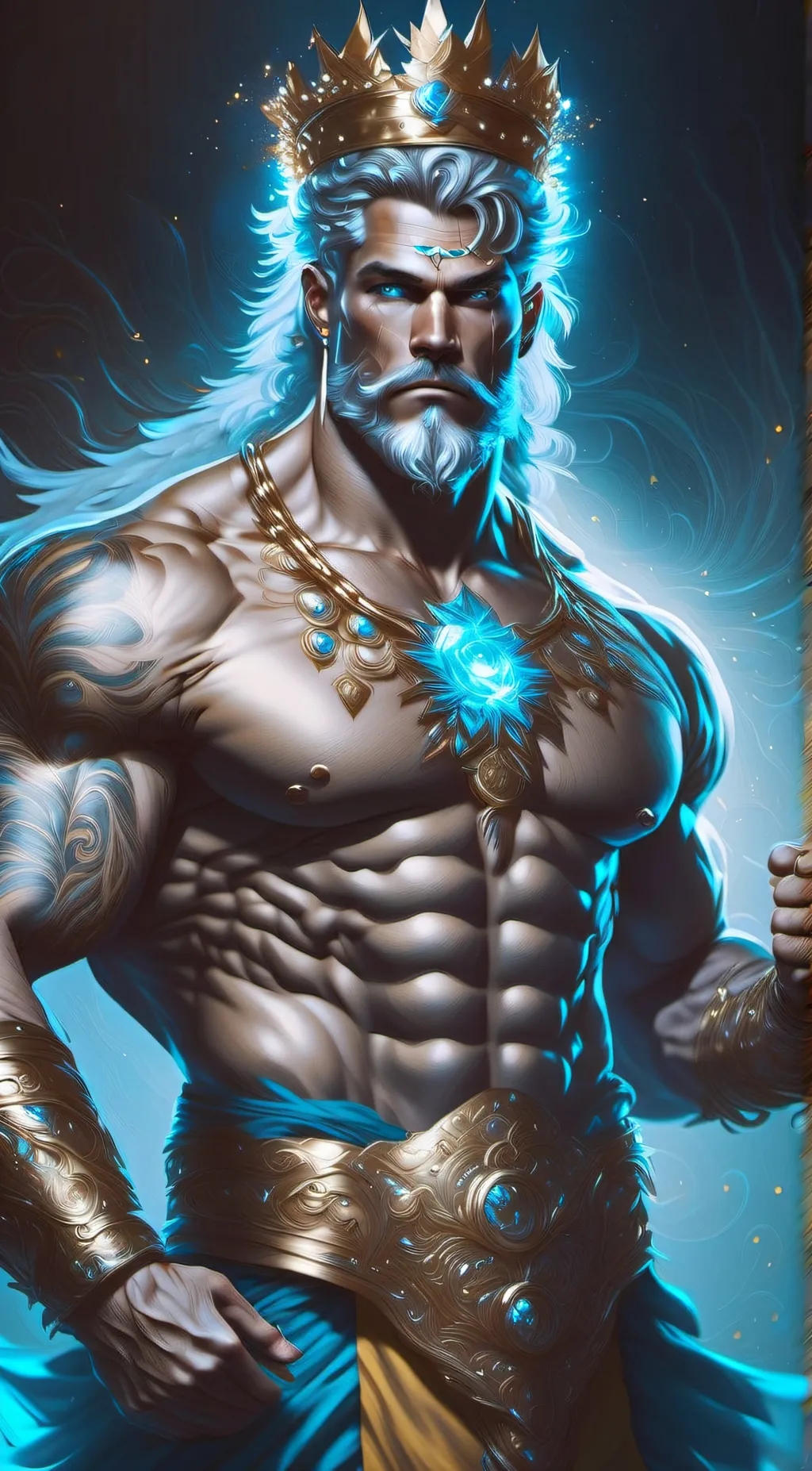 ai character: The Greek gods background