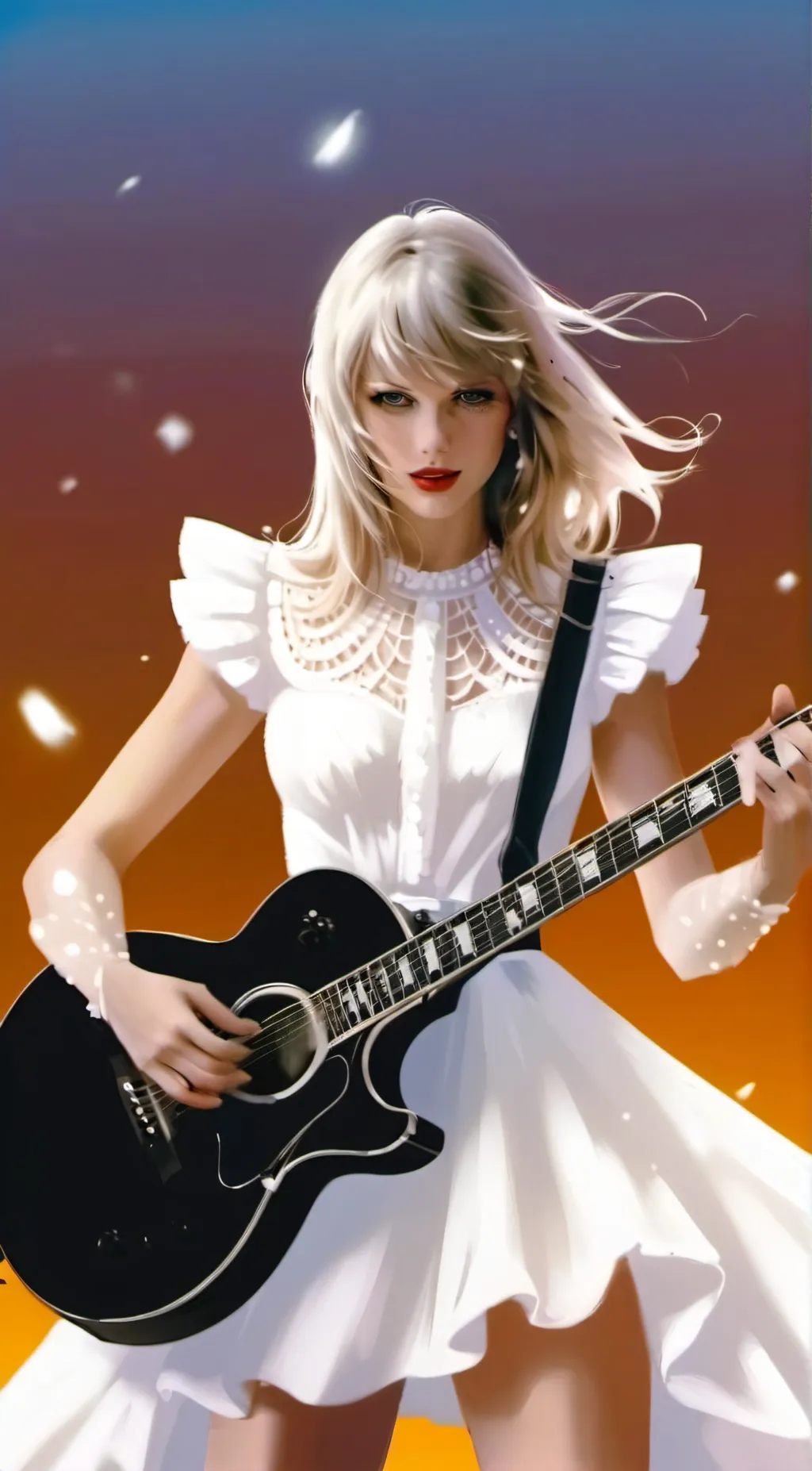 ai character: taylor swift  background