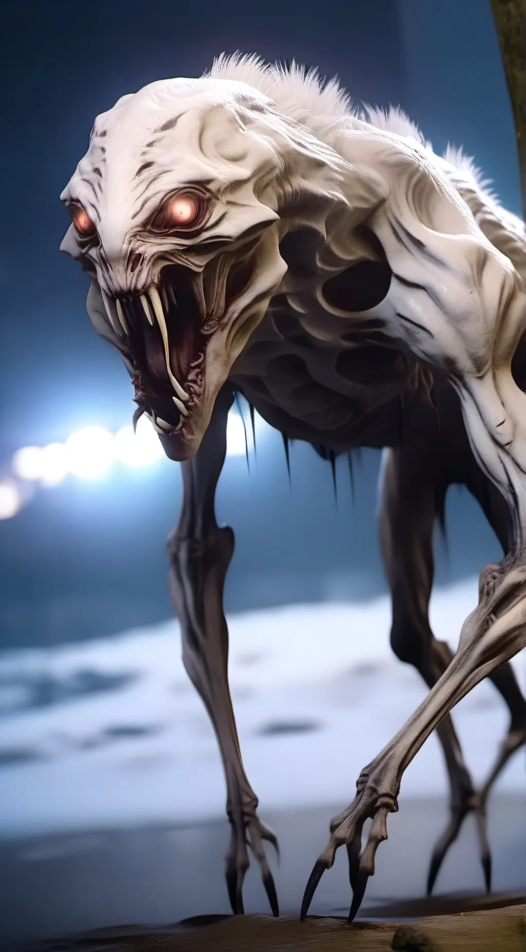 ai character: Skinwalker  background