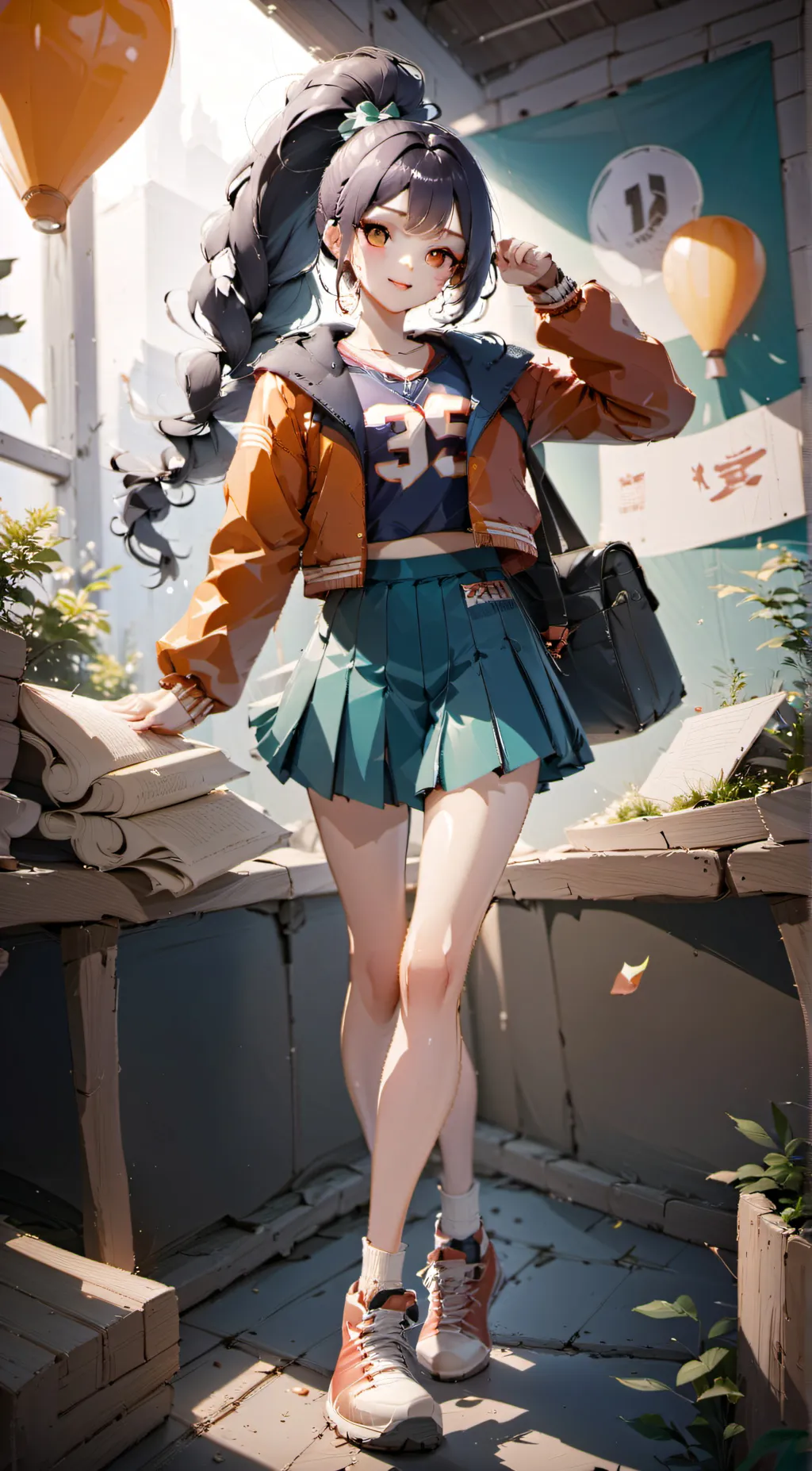 ai character: Whittney  background