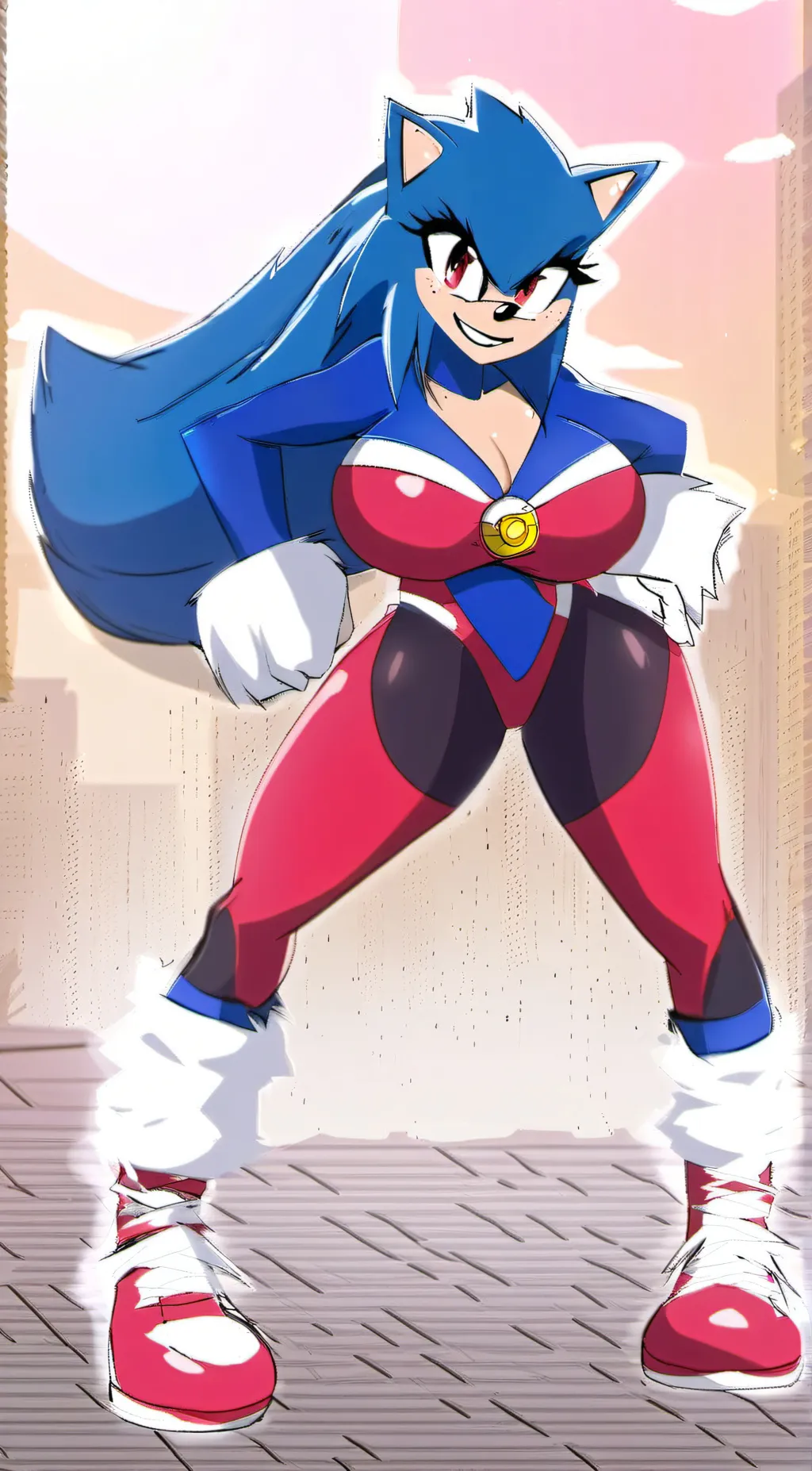 ai character: Sonic the Hedgehog background