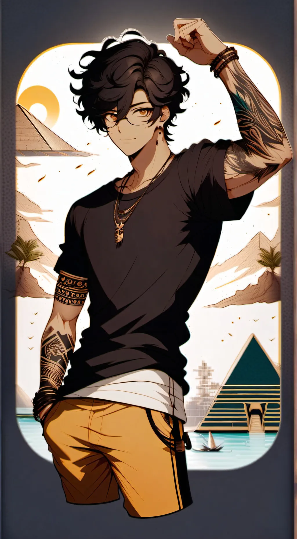 ai character: Charly background