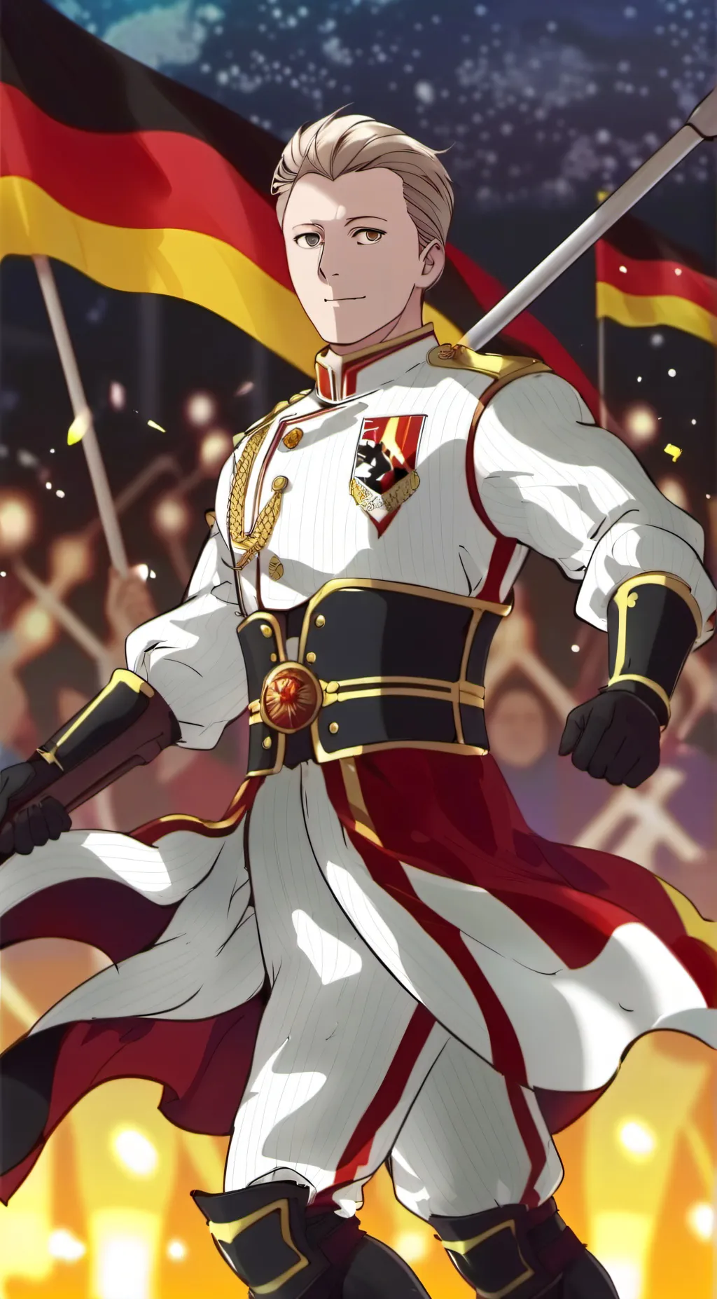 ai character: a German person background