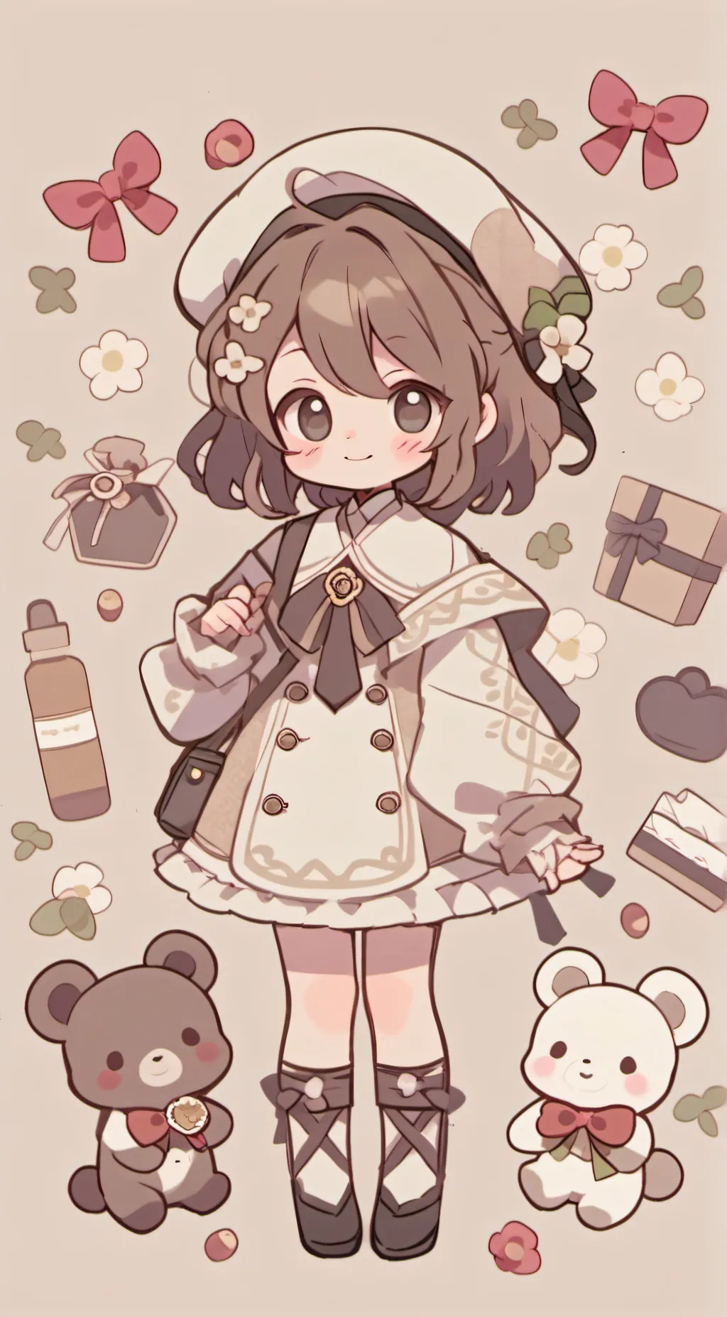ai character: olivia❤ background