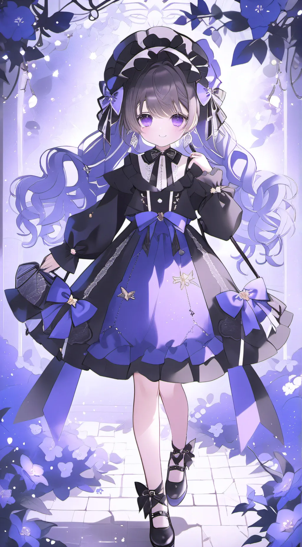 ai character: moonlight  background