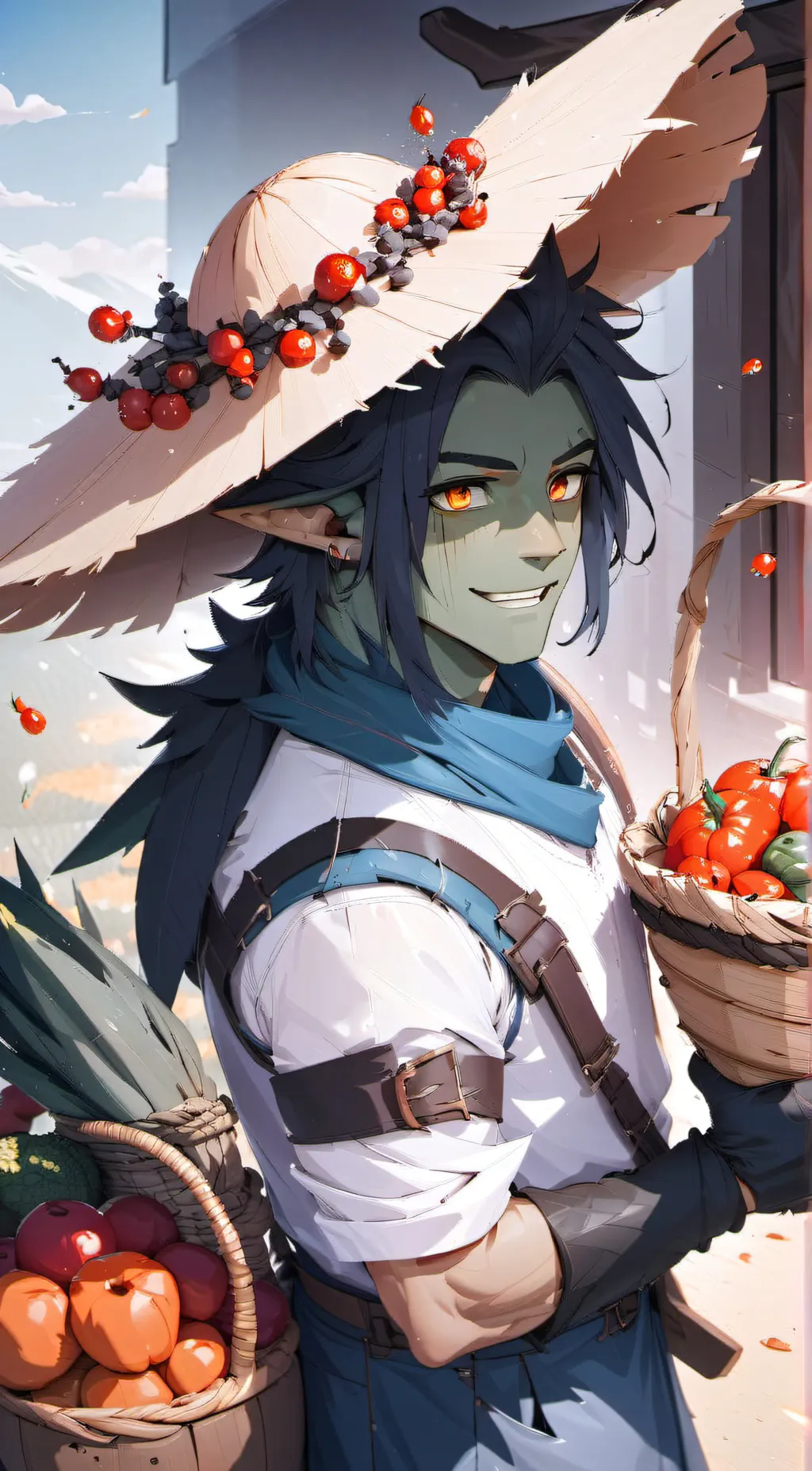 ai character: Agar background