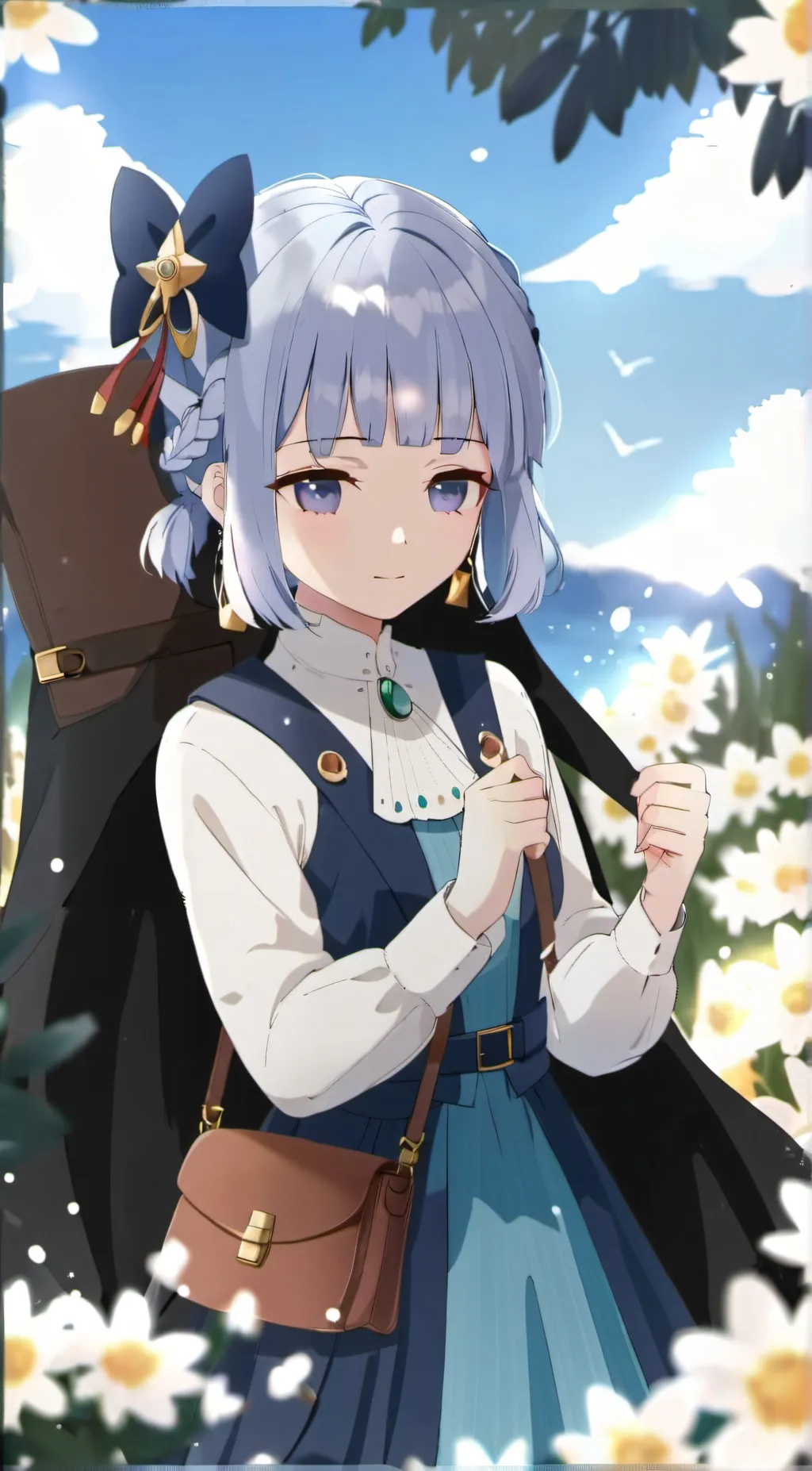 ai character: kamisato ayaka background