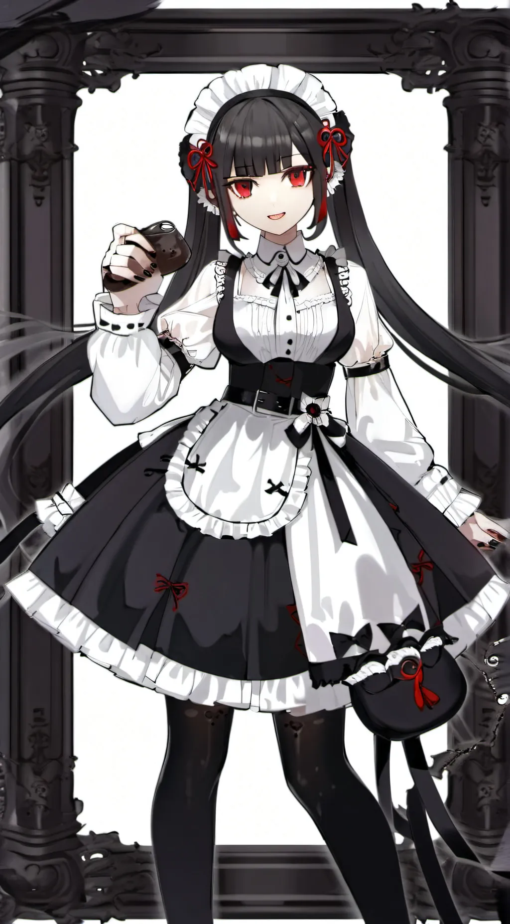 ai character: celestia ludenberg background