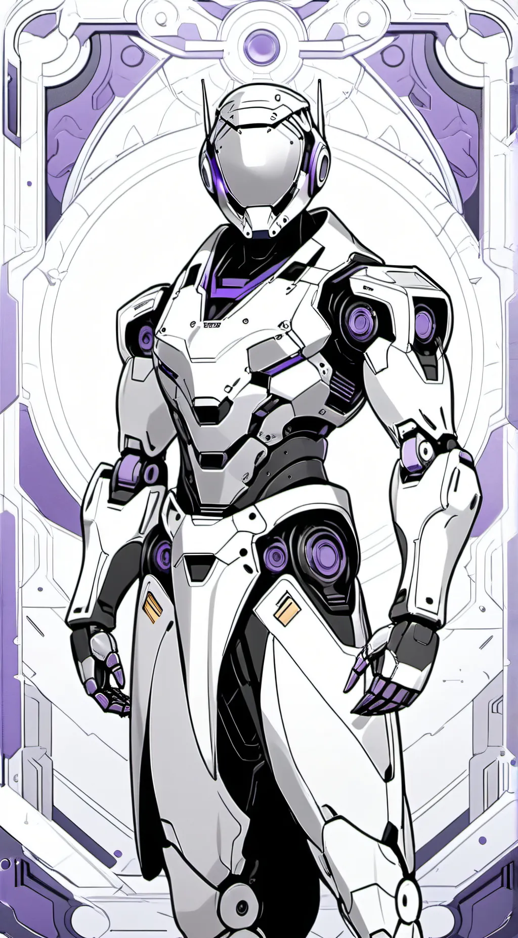 ai character: titan tri man  background