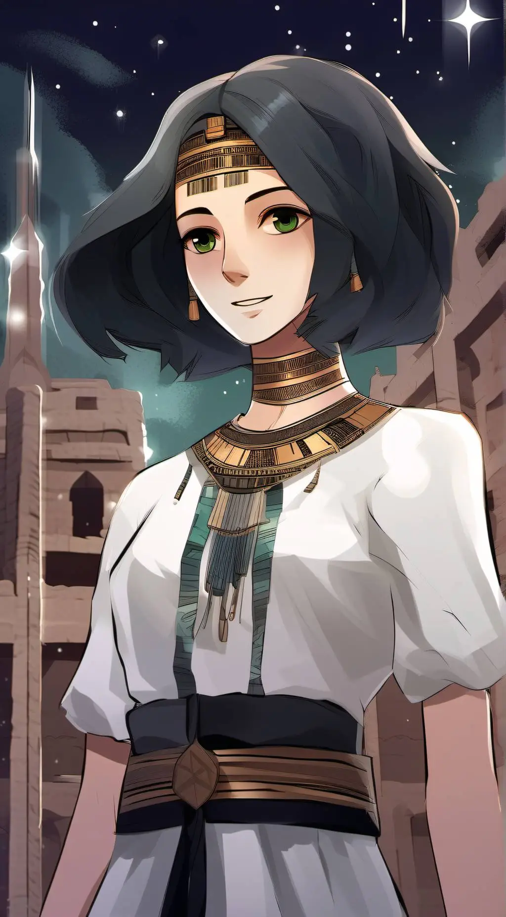 ai character: Kleopatra background