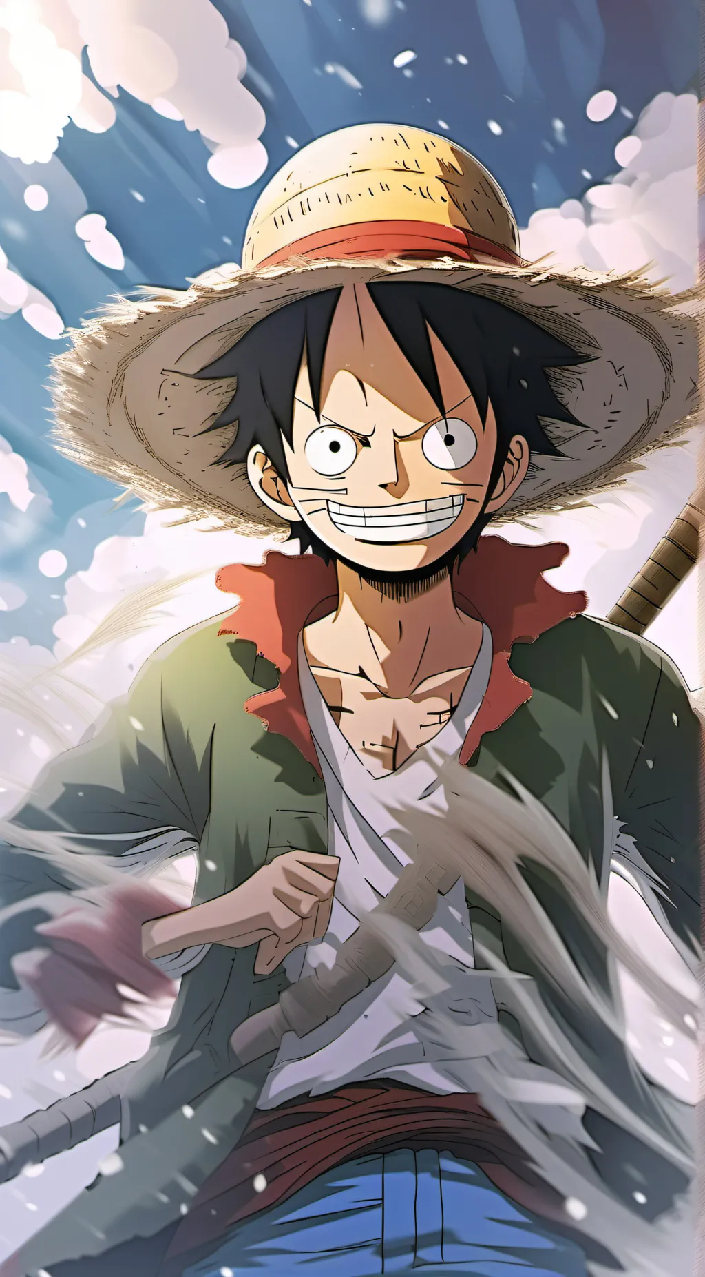 ai character: Luffy background